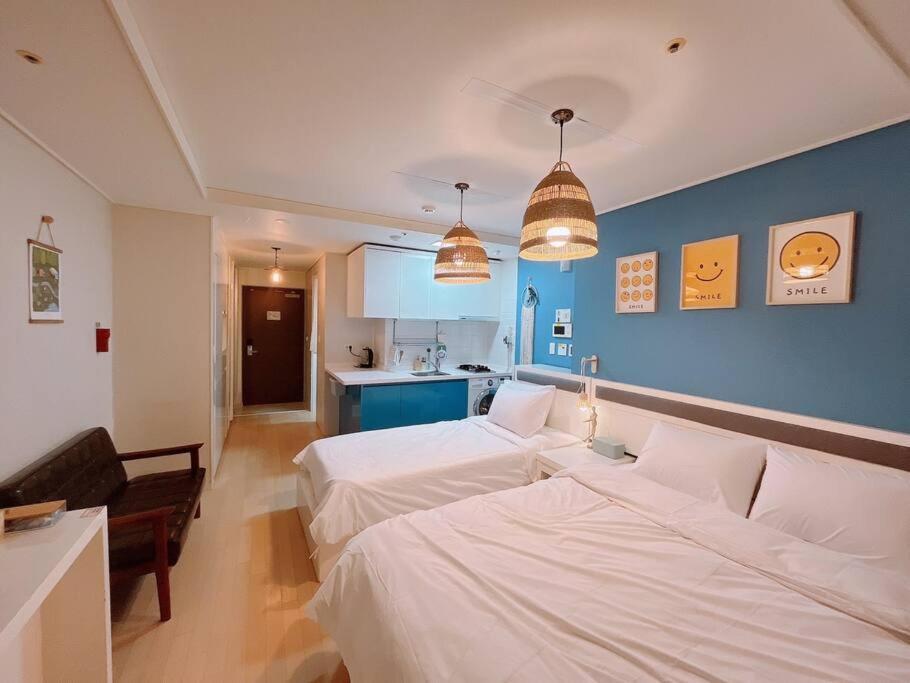 Haeundae Beach Stay #2Min Walk #2Beds Busan Esterno foto