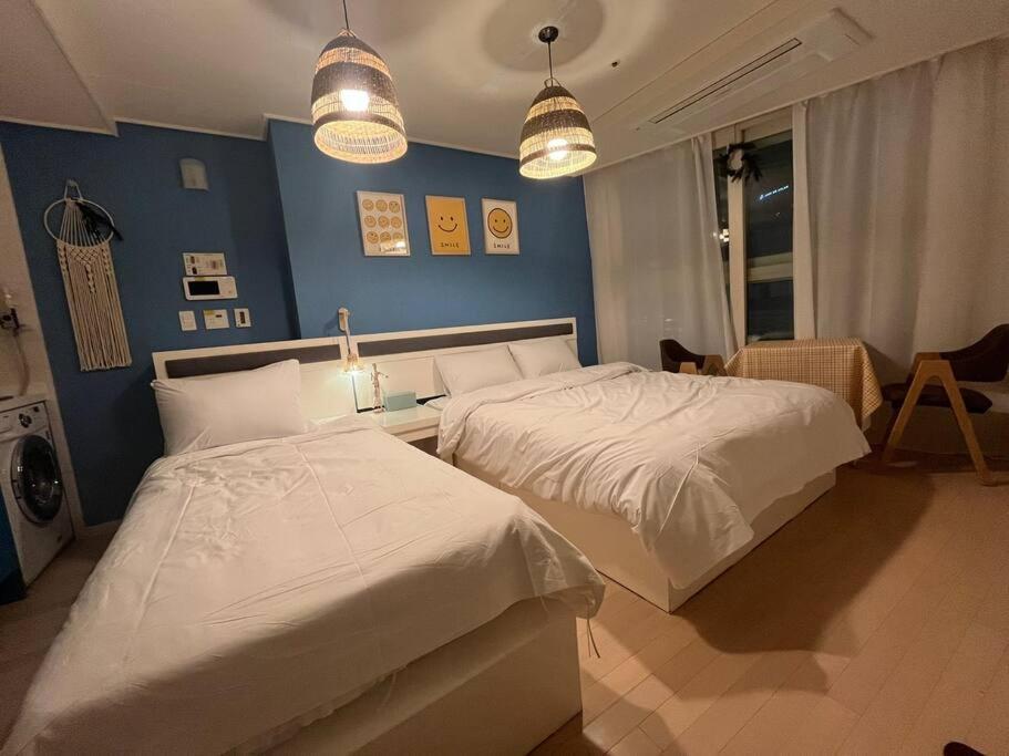 Haeundae Beach Stay #2Min Walk #2Beds Busan Esterno foto
