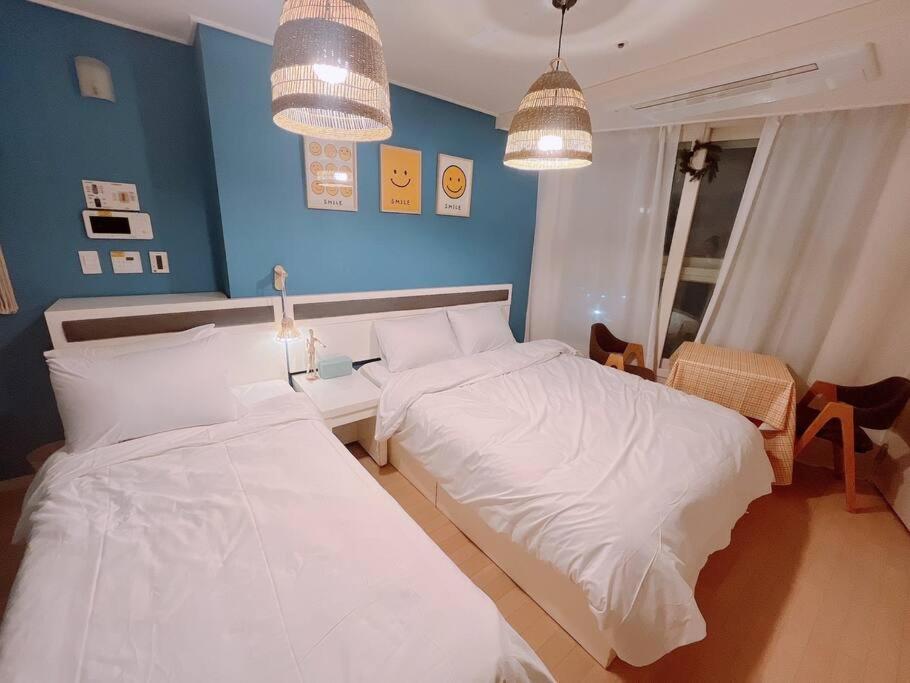 Haeundae Beach Stay #2Min Walk #2Beds Busan Esterno foto
